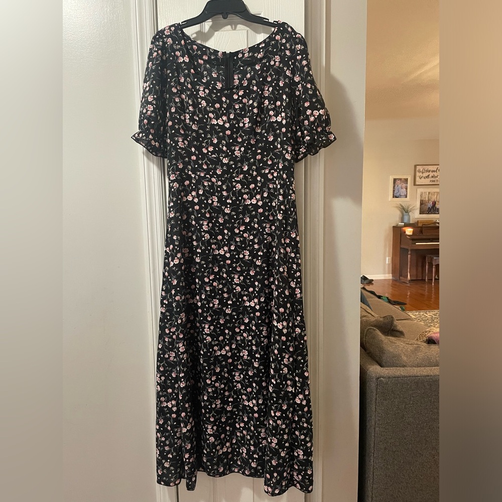 Square neck maxi dress